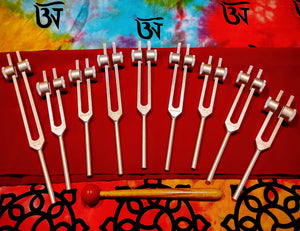 Tuning Forks (Chakra Series, Weighted)