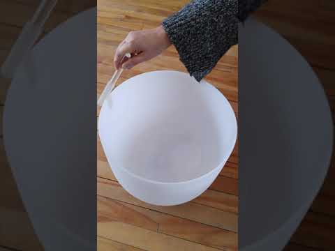 Crystal Singing Bowls - 14 Inches
