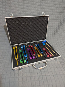 Tuning Forks (Chakra Series, Weighted, Hard Shell Case)